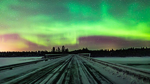 Aurora northern lights in Lapland Finland by Jasim Sarker