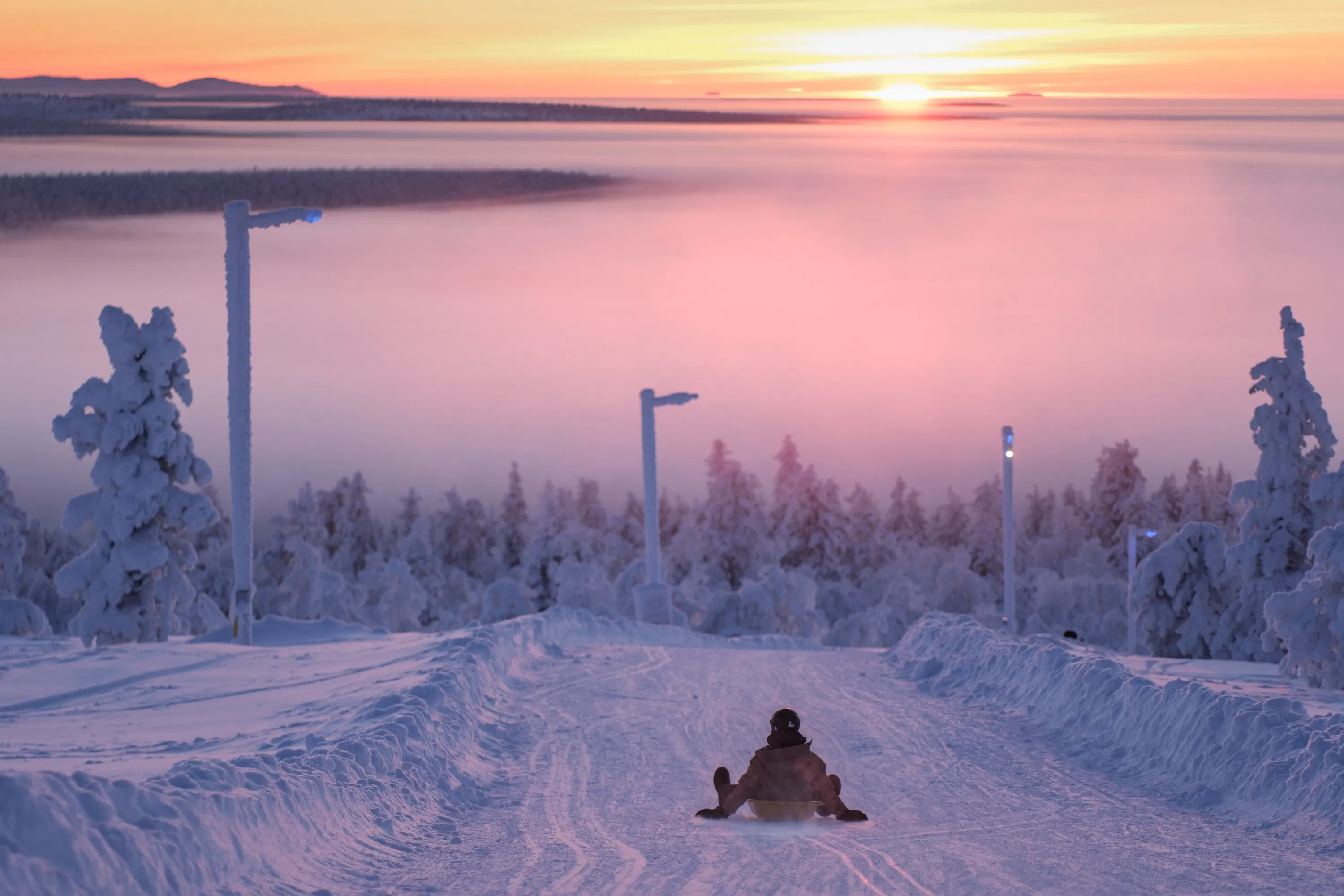 Aurora Tobogganing ticket - Saariseklä