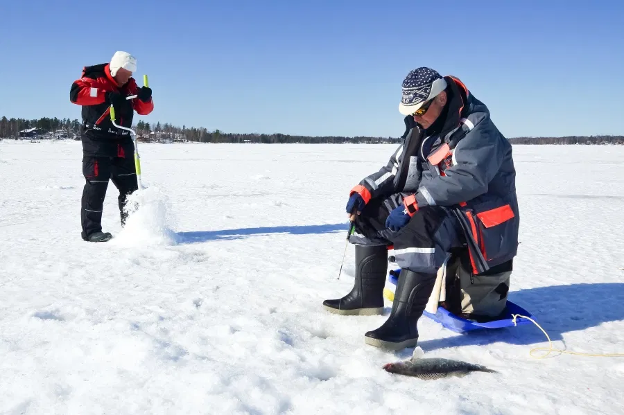 Ice Fishing Safari in Levi