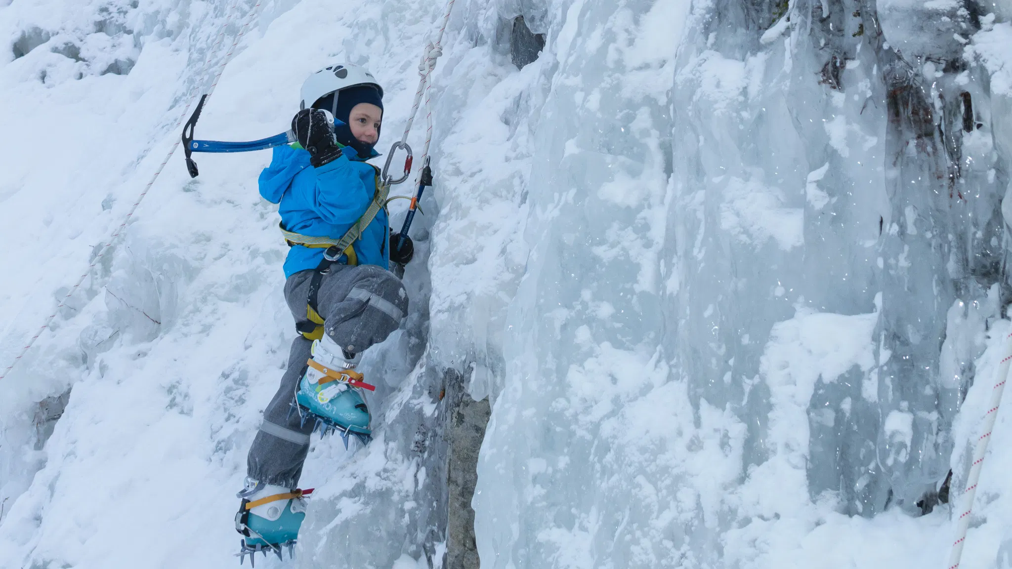 Kid’s Ice Climbing Adventure in Pyhä Lapland
