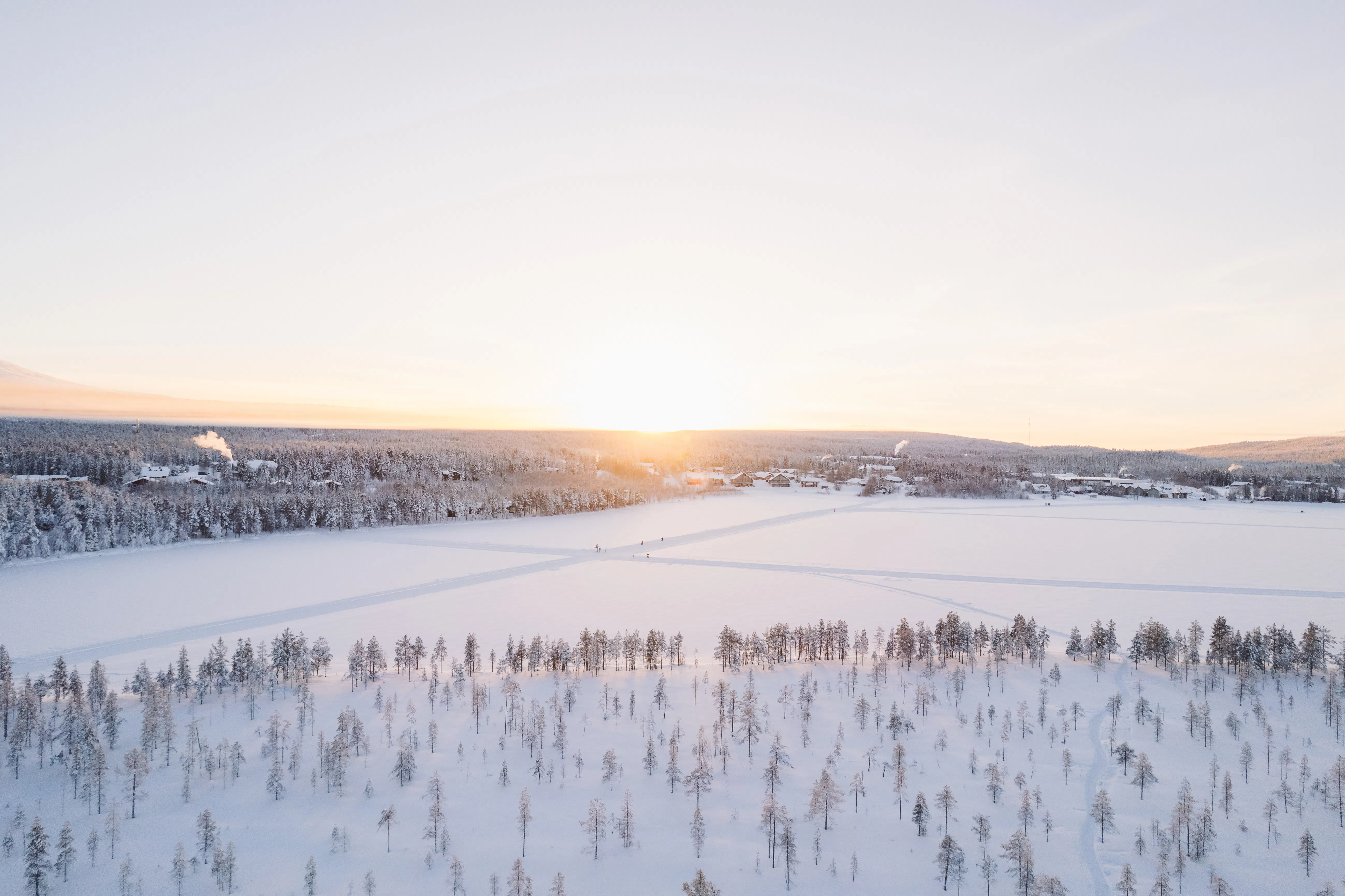 Private - Heated Sledge Ride Through Lapland's Winter Wonderland in Levi