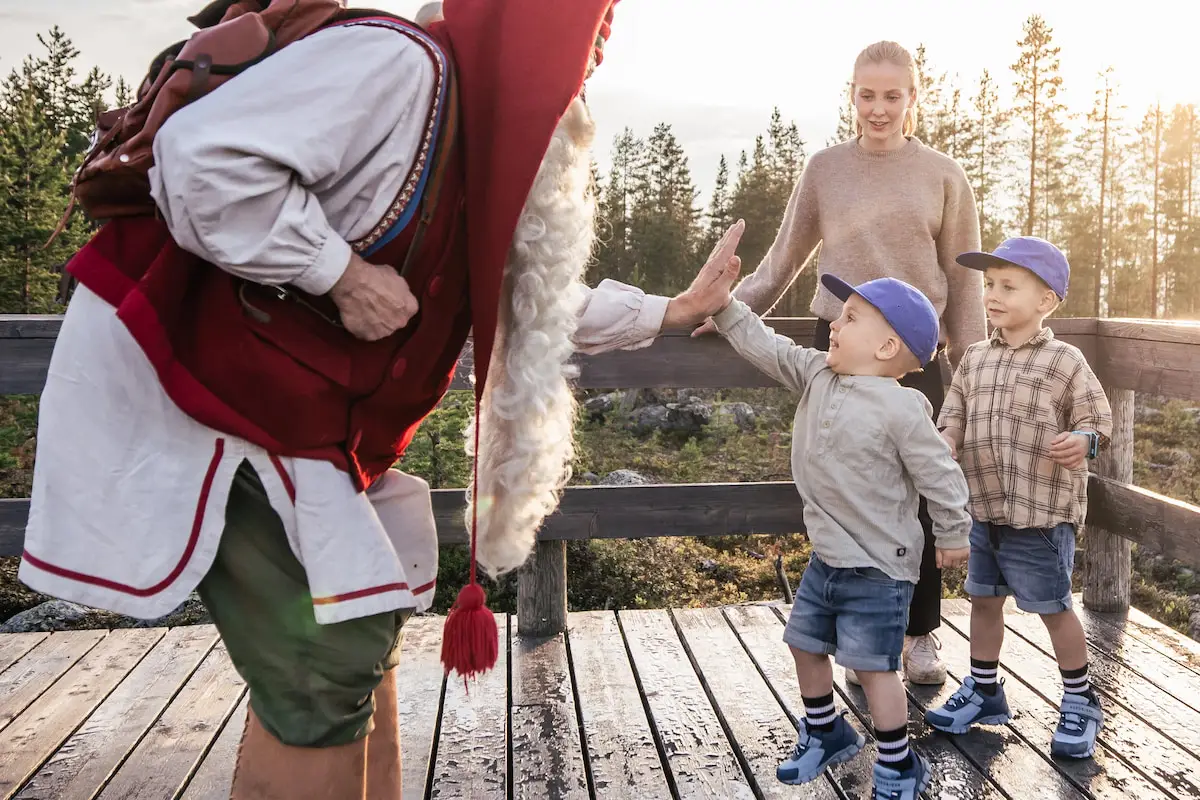 Private meeting with Santa Claus in Rovaniemi in summer