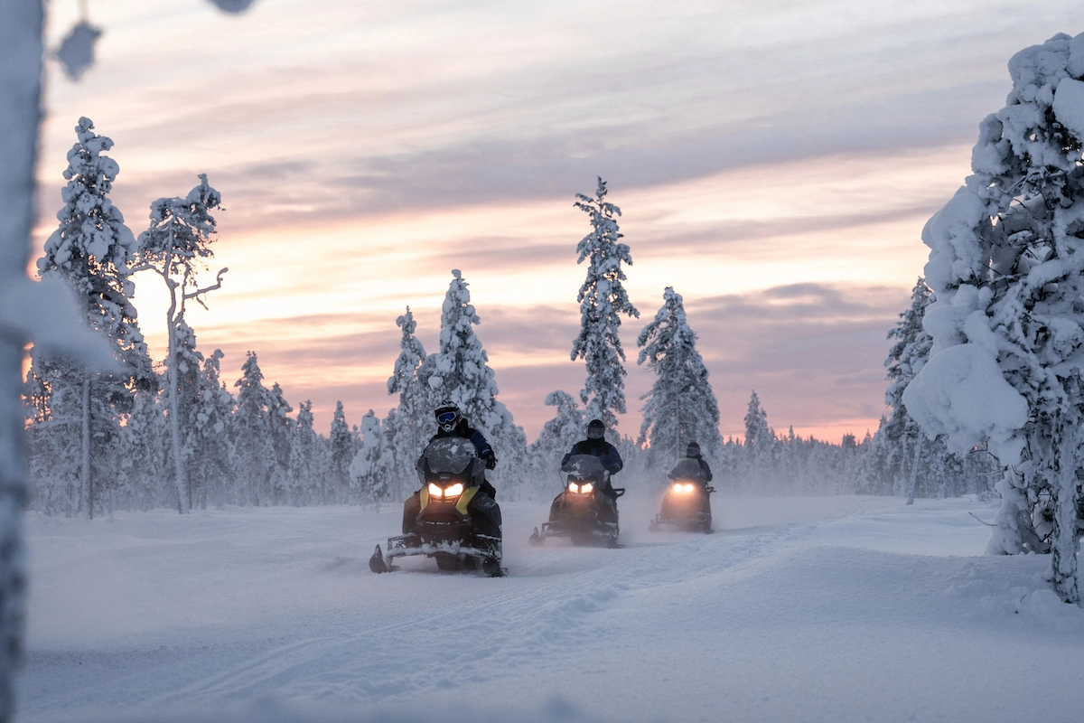 Private - Snowmobile Tour In Levi with lunch