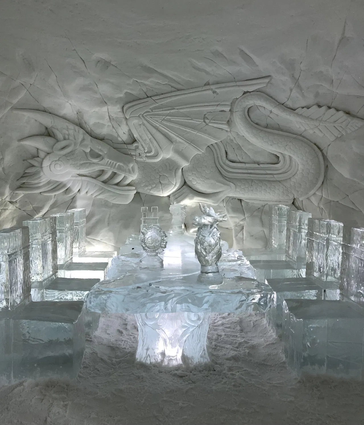Private - Visit The Snow Village with 3-Course Dinner in Ice Restaurant