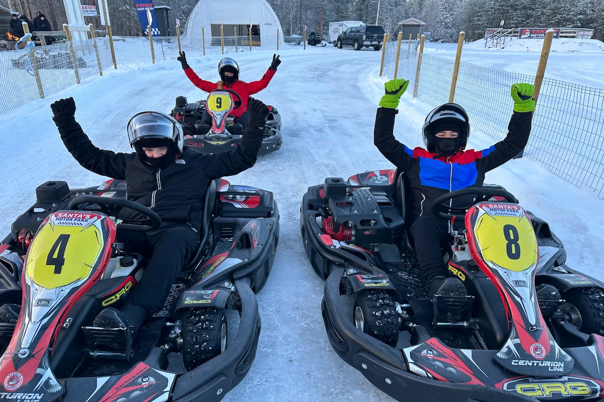 Santa´s Ice Karting 16.00 Rovaniemi