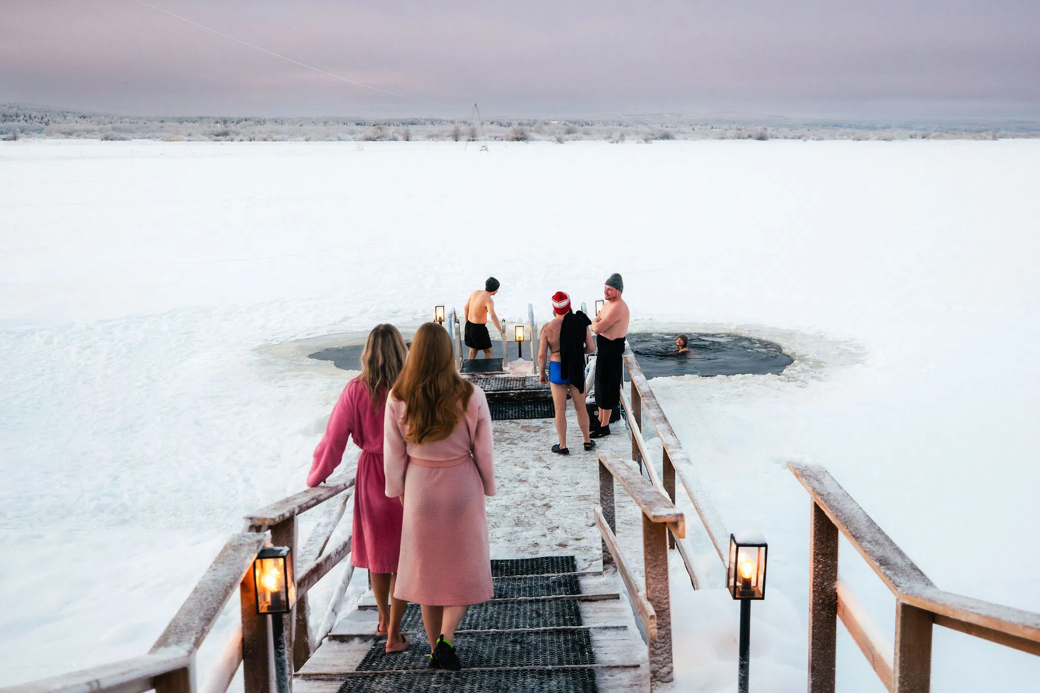 Sauna and Ice Swimming in Roiske - Comfort Ticket
