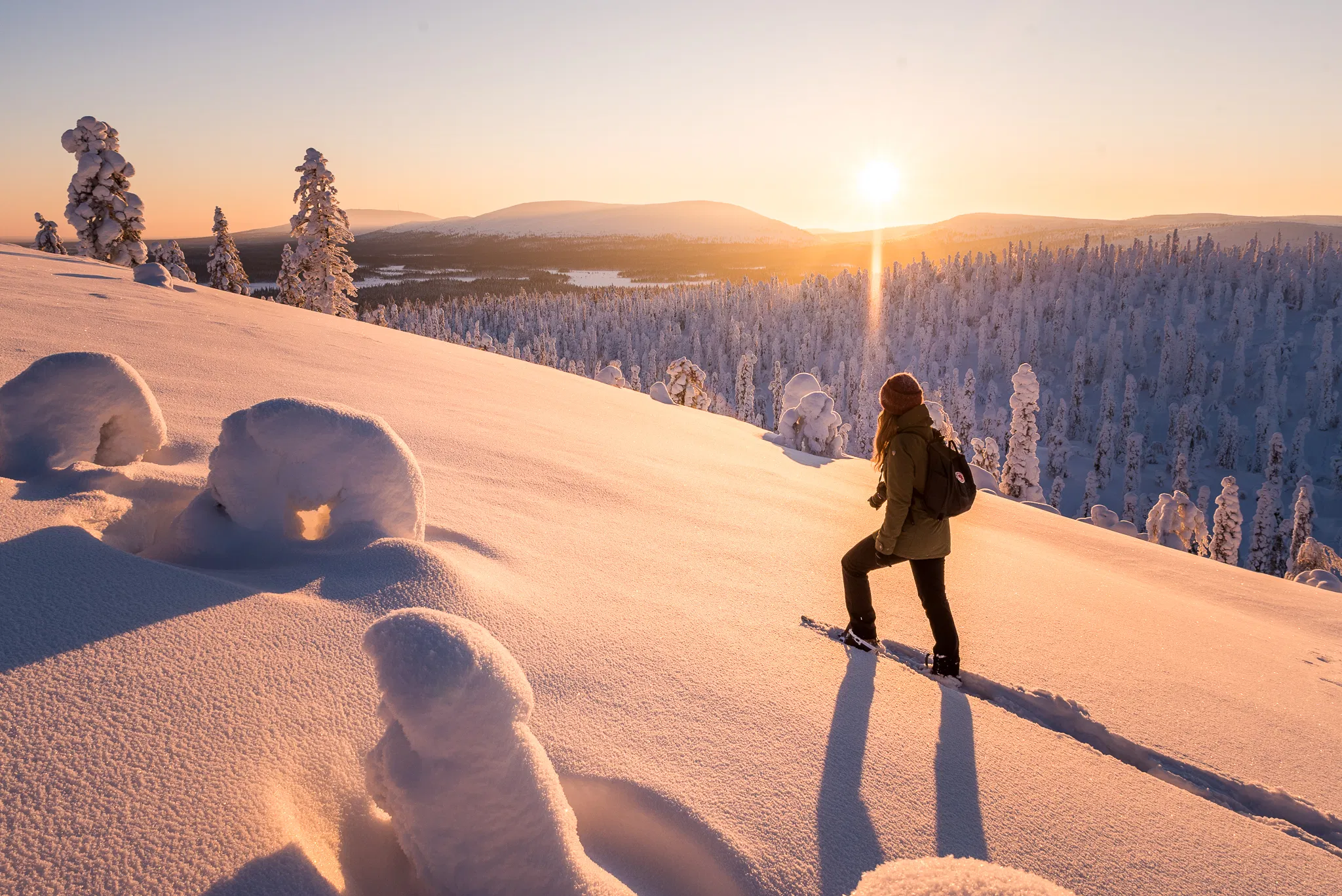 Snowshoe Adventure in Ylläs