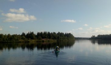 Adventure on waterways of Lapland