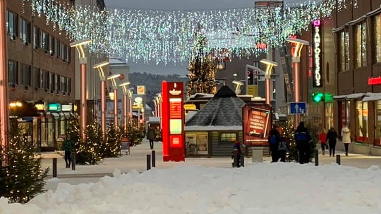 Rovaniemi first snow December