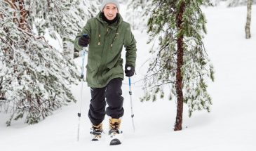 Skiing in pyhä- Luosto Lapland