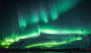 Magical aurora in Lapland Rovaniemi northern lights autumn