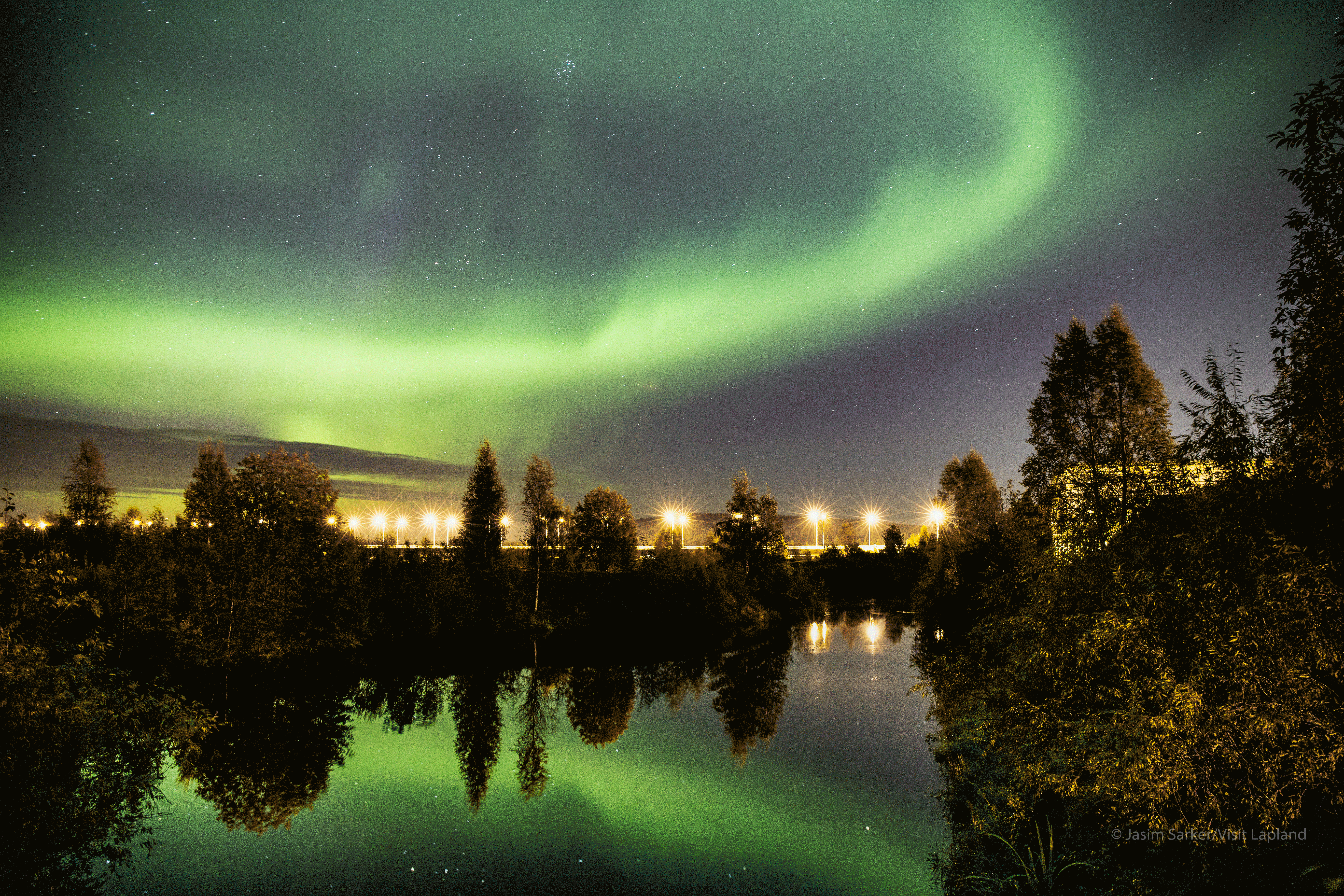 Magical aurora in autumn Lapland Finland by Jasim Sarker -Visit Lapland