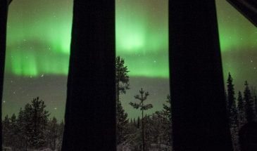 Overnight in an Aurora Wilderness Cabin- polar lights tours- kittilä- finland lapland winter