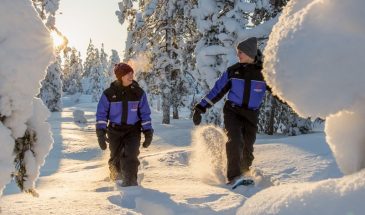 SNowshoe fun in Rovaniemi - Safartica- Visit Lapland Finland Winter