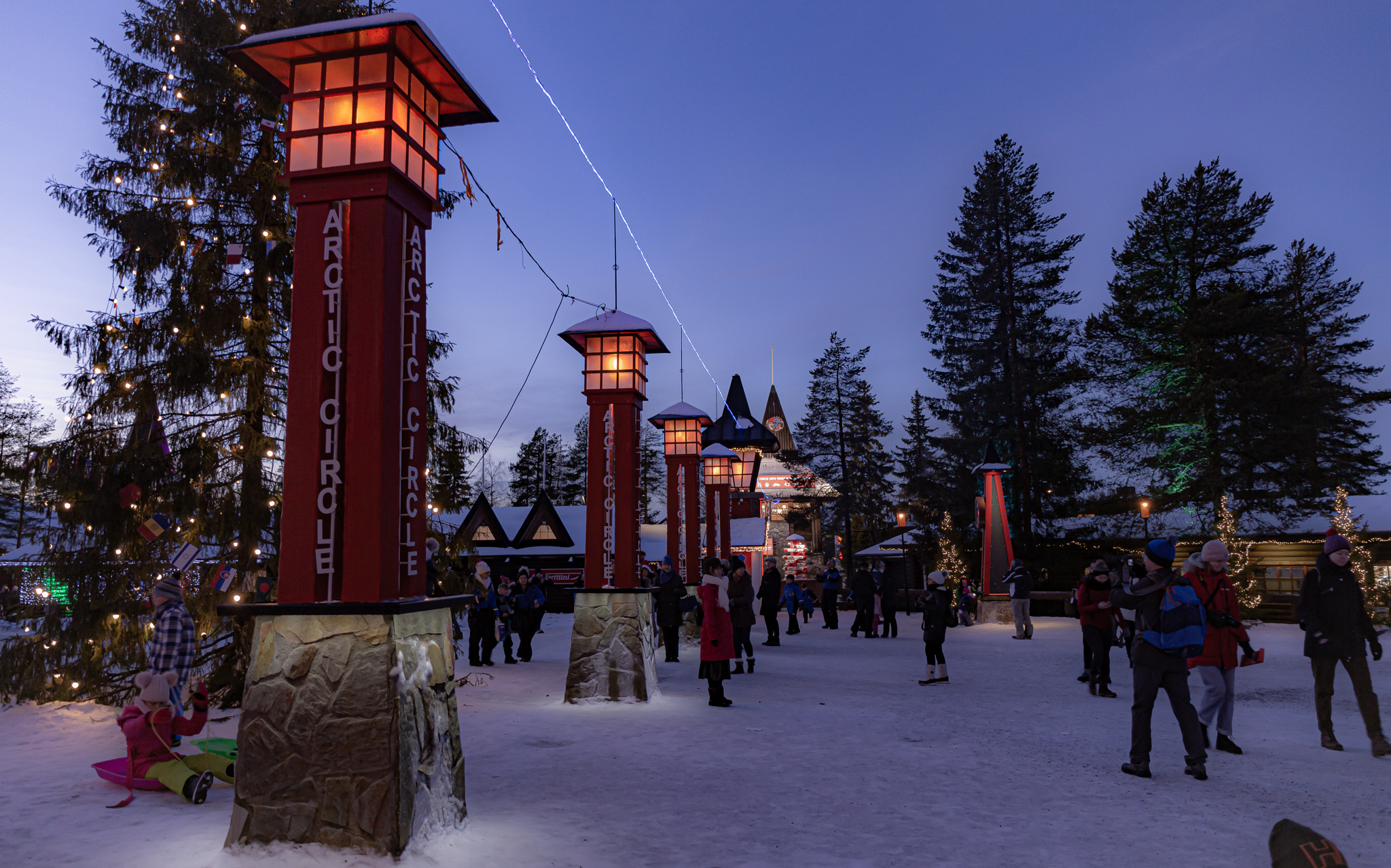 Christmas mood in Santa Clais Village Rovaniemi Finland - Visit Lapland Pic- Jasim Sarker