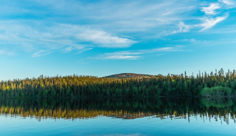 Pyhäjärvi lake in Kittilä
