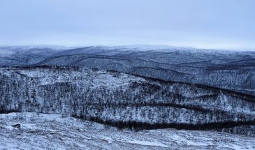 Winter in Finnish Lapland Utsjoki