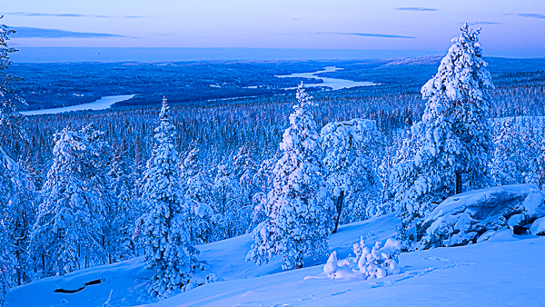 Winter in Finnish Lapland Snowy outdoor in rovaniemi by Jasim Sarker