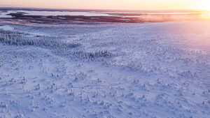 January Sunrise in Finnish Lapland- Picture by Jasim Sarker- Visit Lapland