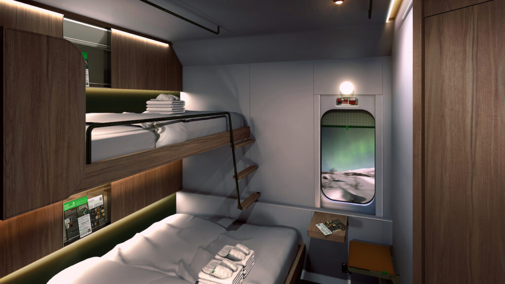 VR new cabin in night trains from 2025